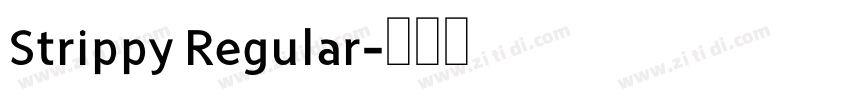 Strippy Regular字体转换